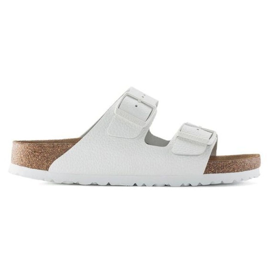 Women BIRKENSTOCK Sandals | Birkenstock- Women'S Arizona Soft Footbed Leather Sandal White