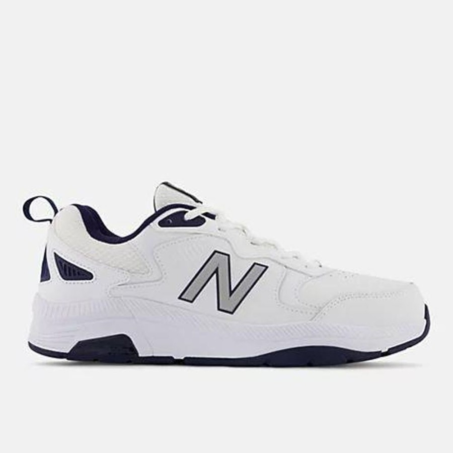 Men NEW BALANCE Athletic Footwear | New Balance- Men'S Mx857V3 Shoe White-Navy