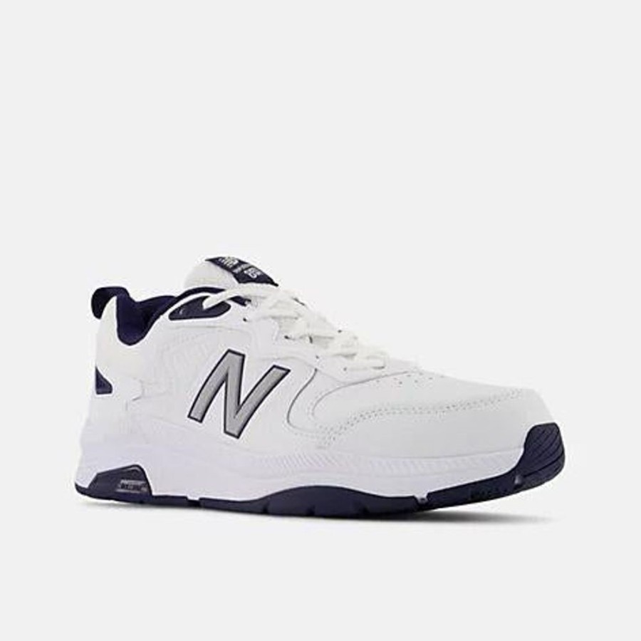 Men NEW BALANCE Athletic Footwear | New Balance- Men'S Mx857V3 Shoe White-Navy