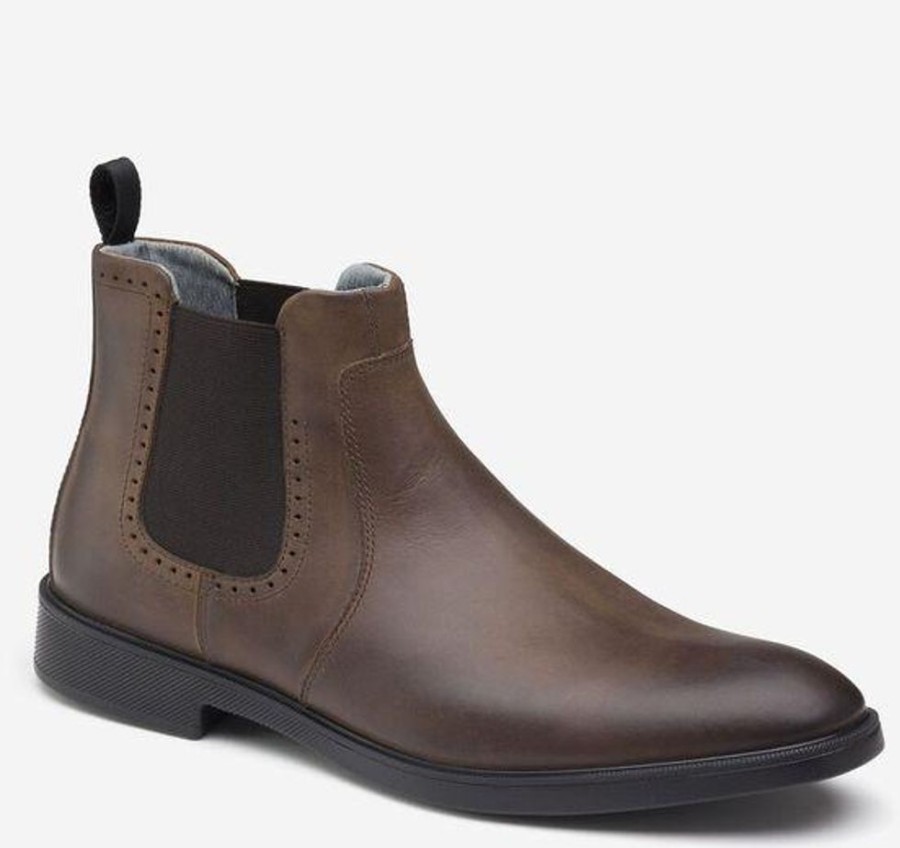 Men JOHNSTON & MURPHY Dress Shoes | Johnston & Murphy- Men'S Xc4® Maddox Chelsea Boot Brown