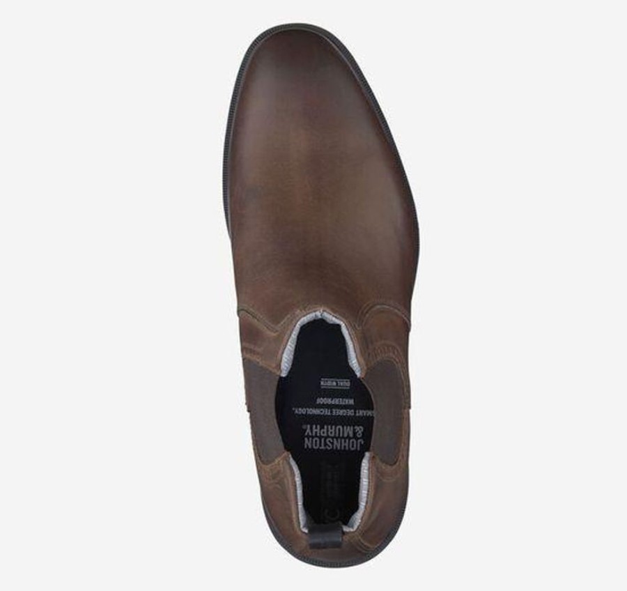 Men JOHNSTON & MURPHY Dress Shoes | Johnston & Murphy- Men'S Xc4® Maddox Chelsea Boot Brown