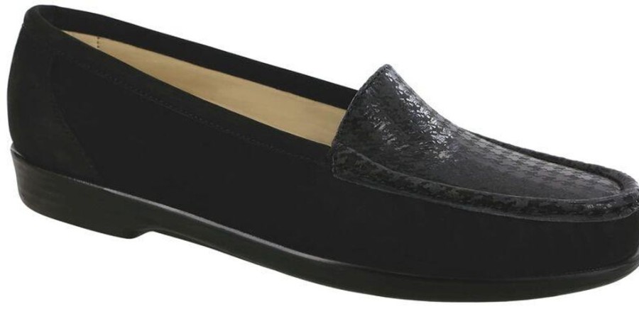 Women SAS Casual Footwear | Sas- Womens Simplify Loafer Gray Tetris