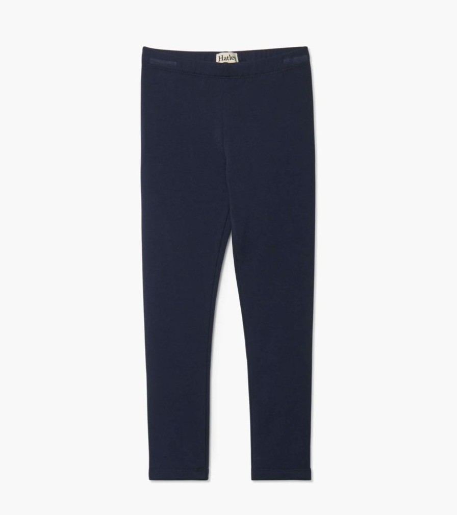 Kid HATLEY Bottoms | Hatley Cozy Leggings Navy