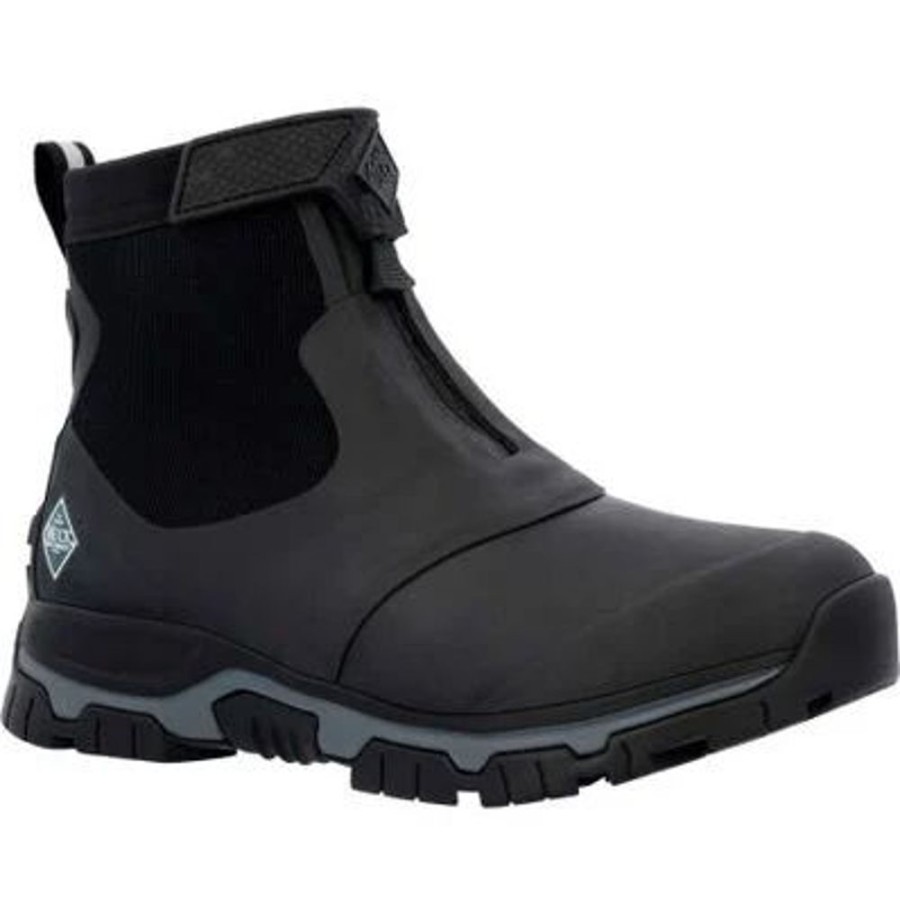 Men MUCK BOOT Winter Boots | Muck- Men'S Apex Mid Zip Winter Boot Black