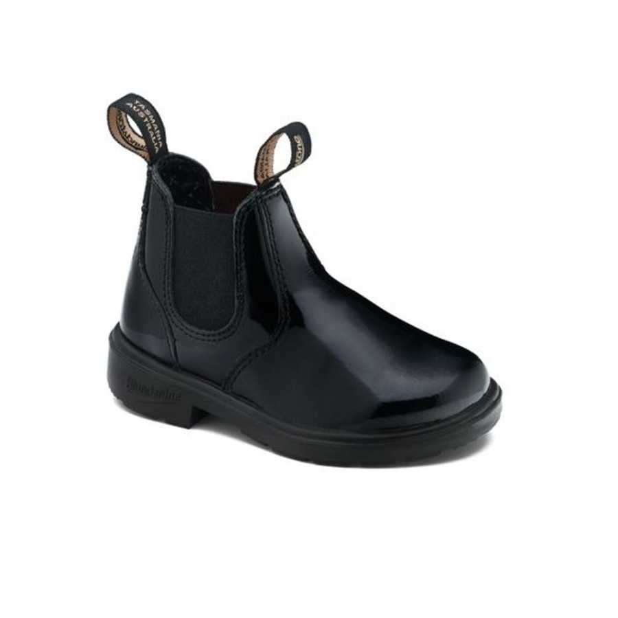 Kid BLUNDSTONE Casual Footwear | Blundstone- Kids 2255 Boot Black Patent