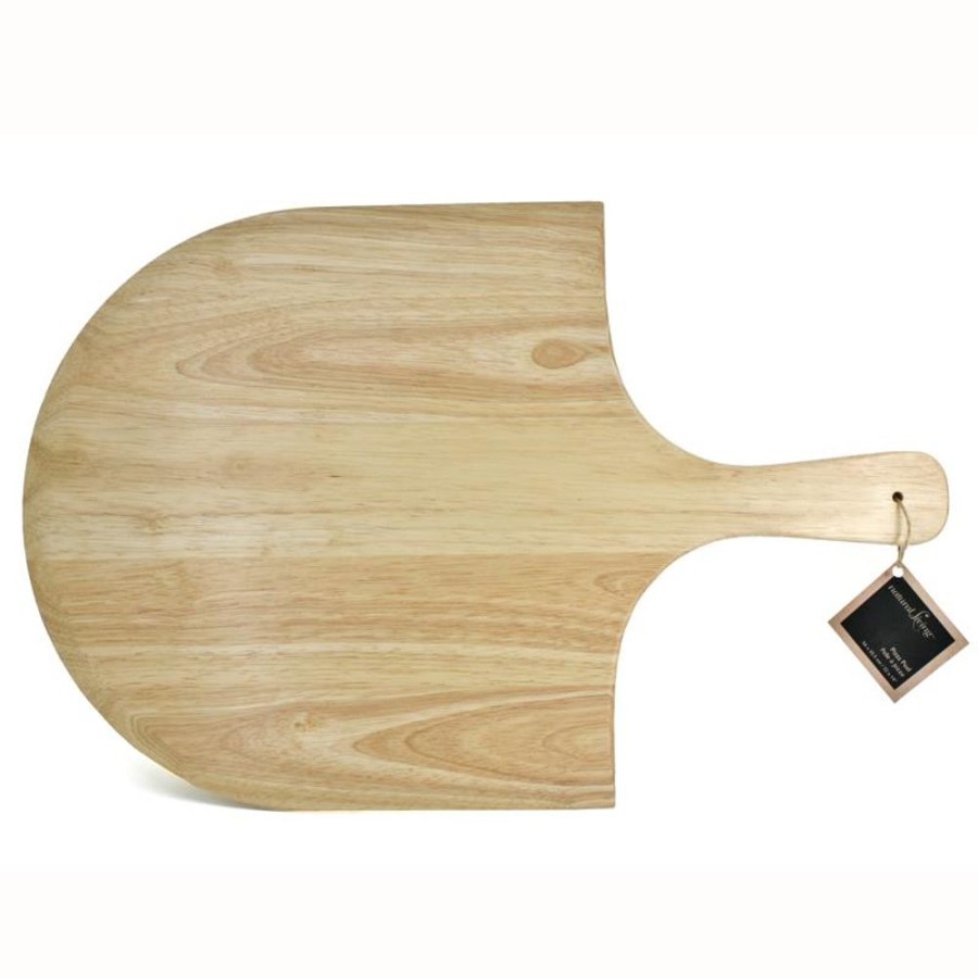 Cottage Kitchen NATURAL LIVING Serving Ware | Natural Living- Pizza Peel Hard Wood