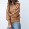 Women LINE Tops | Line- Ladies Sloane Sweater Caramel