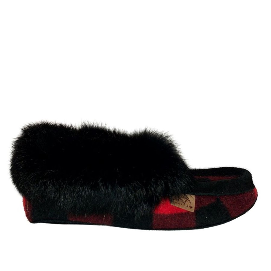 Women LAURENTIAN CHIEF Casual Footwear | Laurentian Chief- Women'S 12606Ll Slipper Black