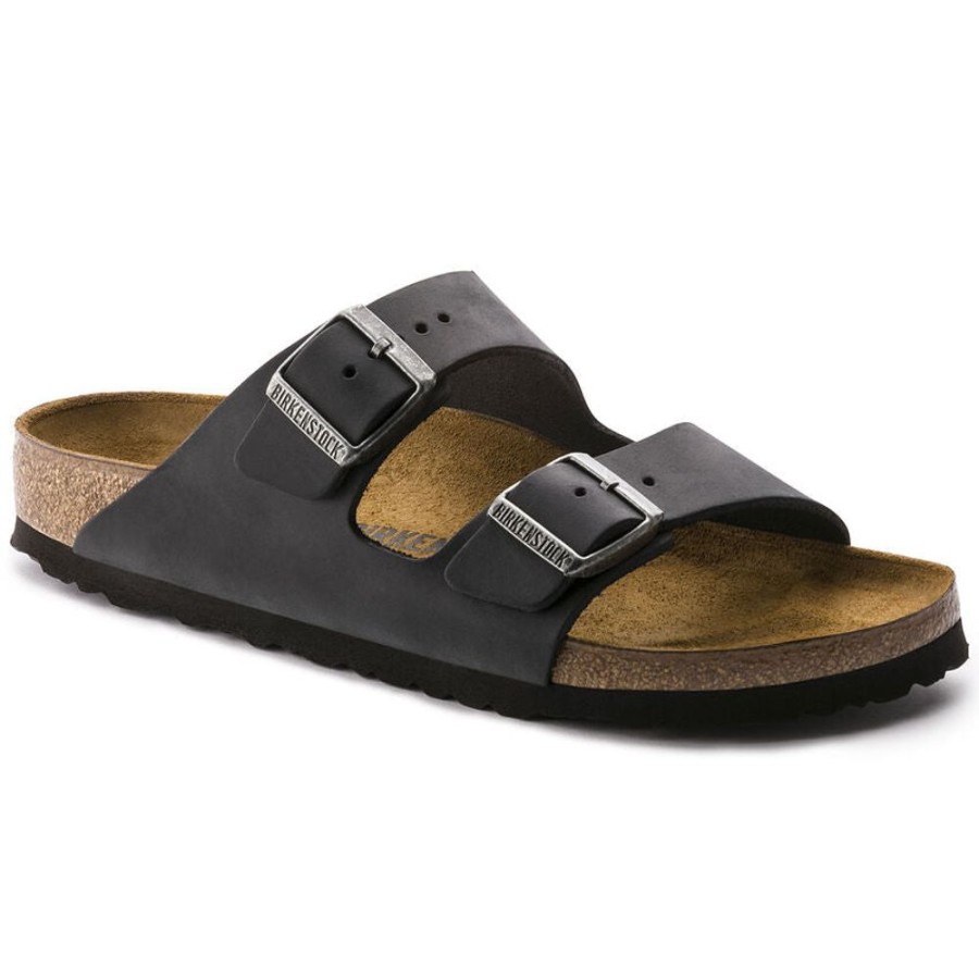 Women BIRKENSTOCK Sandals | Birkenstock- Women'S Arizona Sandal Rustic Black