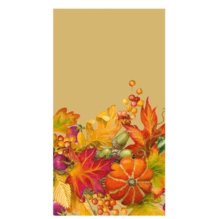 Cottage Kitchen CASPARI Napkins | Caspari- Havest Garland Paper Napkin