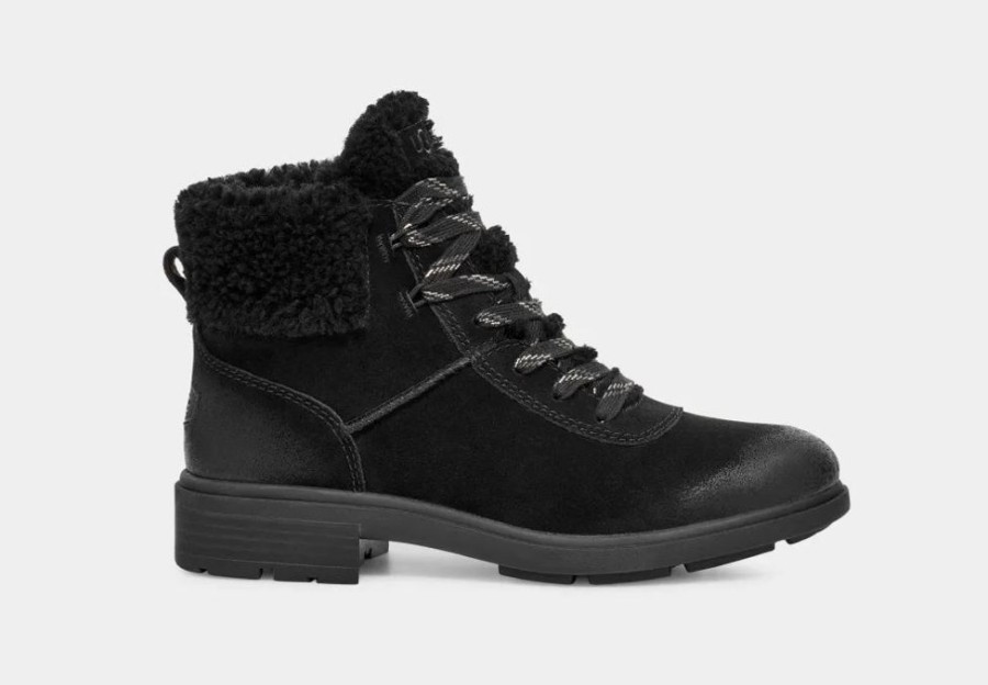 Women UGGS Casual Footwear | Ugg- Women'S Harrison Fur Lace Boot