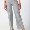 Women JOSEPH RIBKOFF Bottoms | Joseph Ribkoff- Vertical Striped Wide Leg Pants White-Black