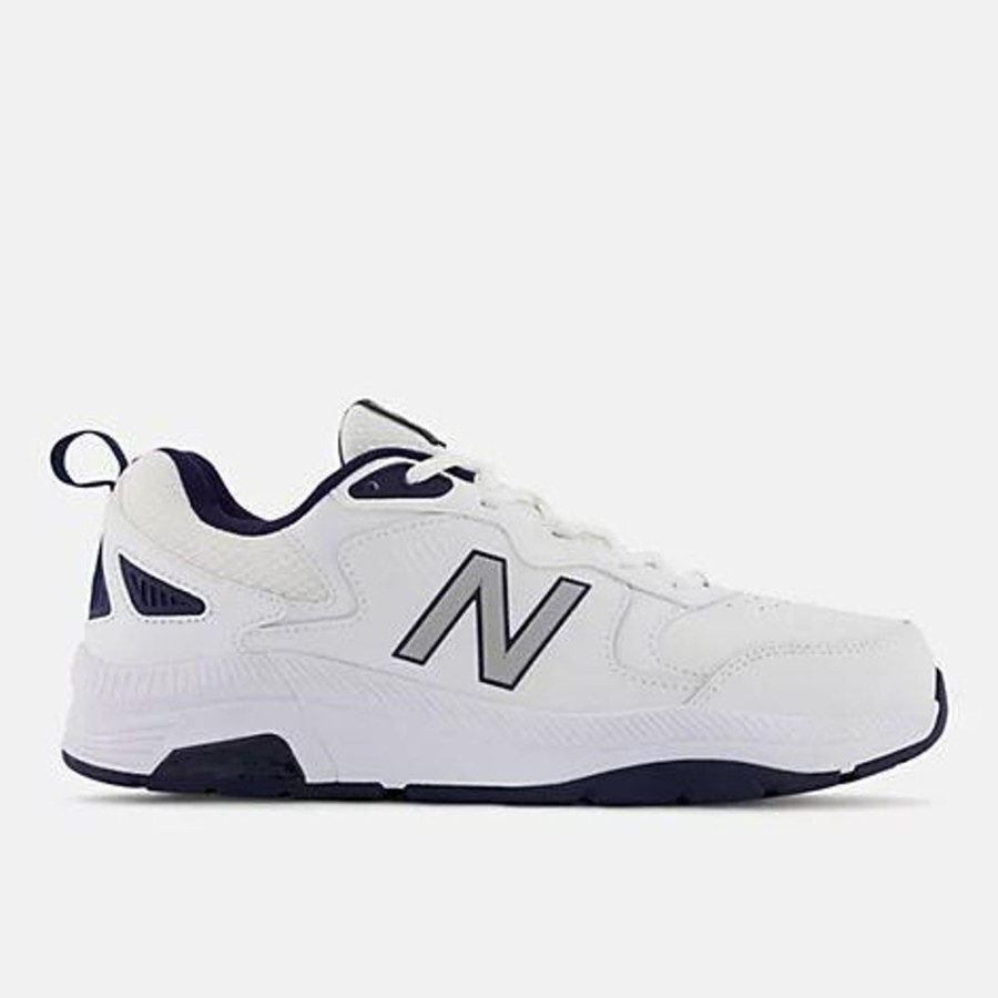 Men NEW BALANCE Sneakers | New Balance- Men'S Mx857V3 Shoe White-Navy