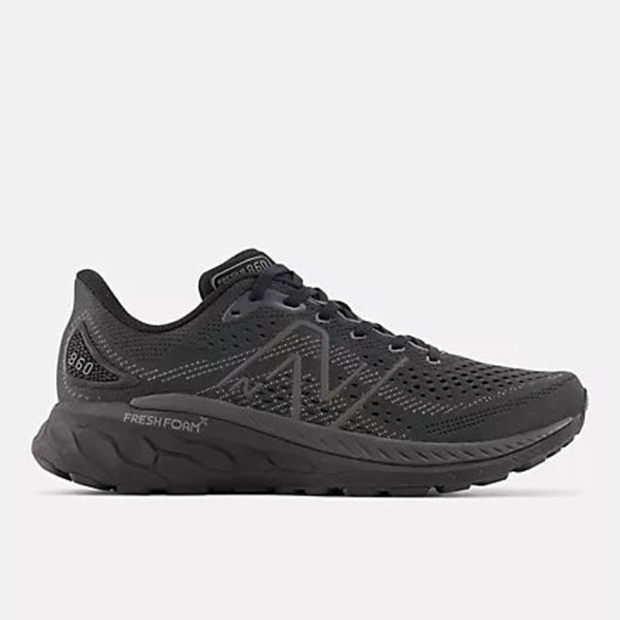 Men NEW BALANCE Sneakers | New Balance- Mens M860T13 Athletic Shoe Blk-Phantom