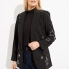 Women JOSEPH RIBKOFF Tops | Joseph Ribkoff- Women'S Star Detail Blazer Black