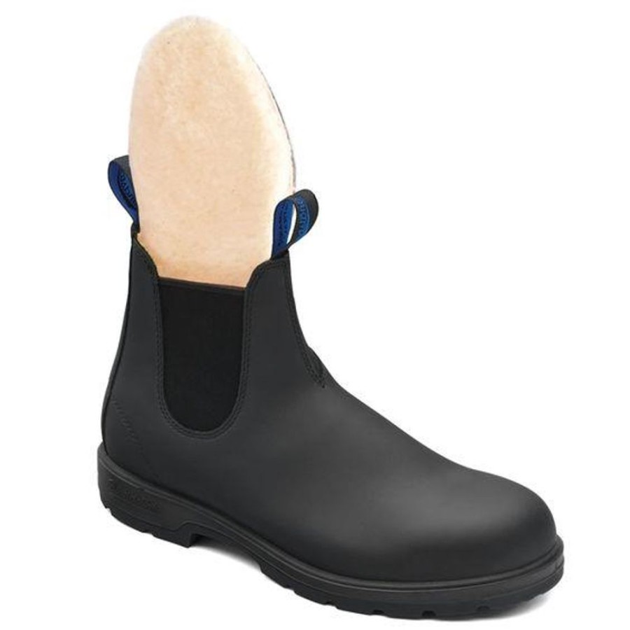 Women BLUNDSTONE Casual Footwear | Blundstone-Womens 566 Winter Thermal Chelsea Boot Black