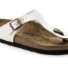 Women BIRKENSTOCK Casual Footwear | Birkenstock-Women'S Gizeh Birko Pearl White