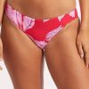 Women SEAFOLLY Bottoms | Seafolly- Ladies Fleur De Bloom Hipster Swimwear Bottom Chilli Red