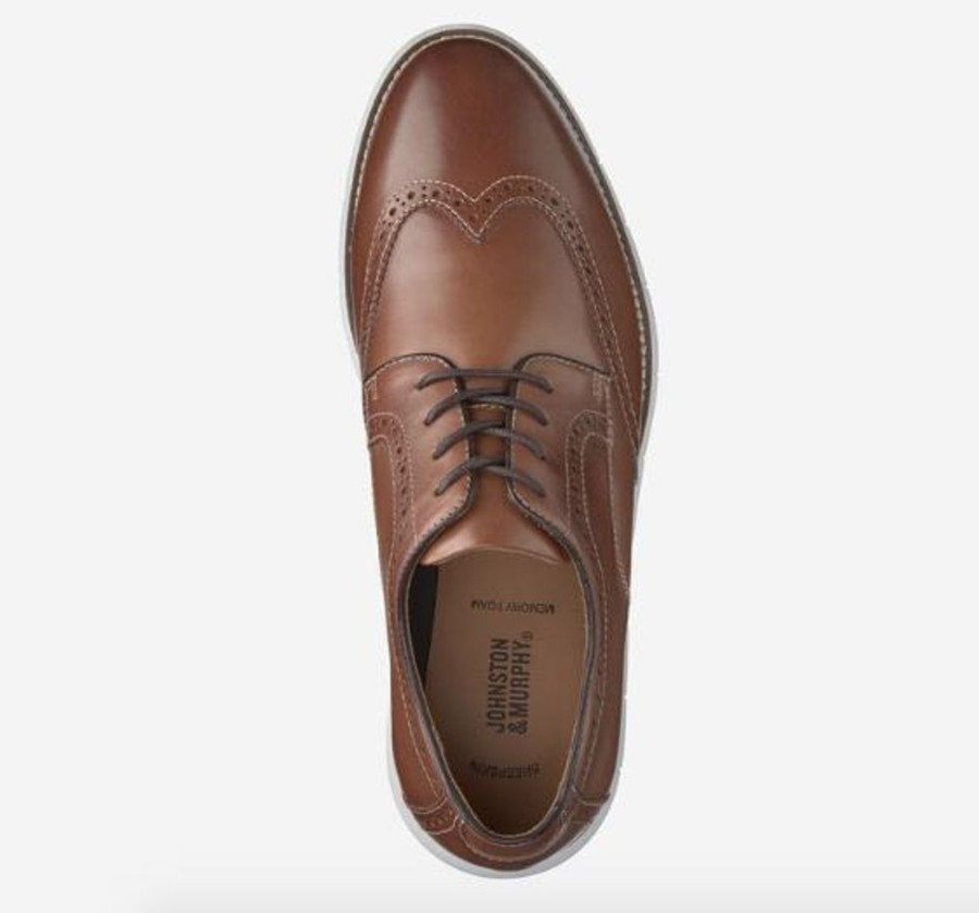 Men JOHNSTON & MURPHY Sneakers | Johnston & Murphy-Holden Wingtip Tan