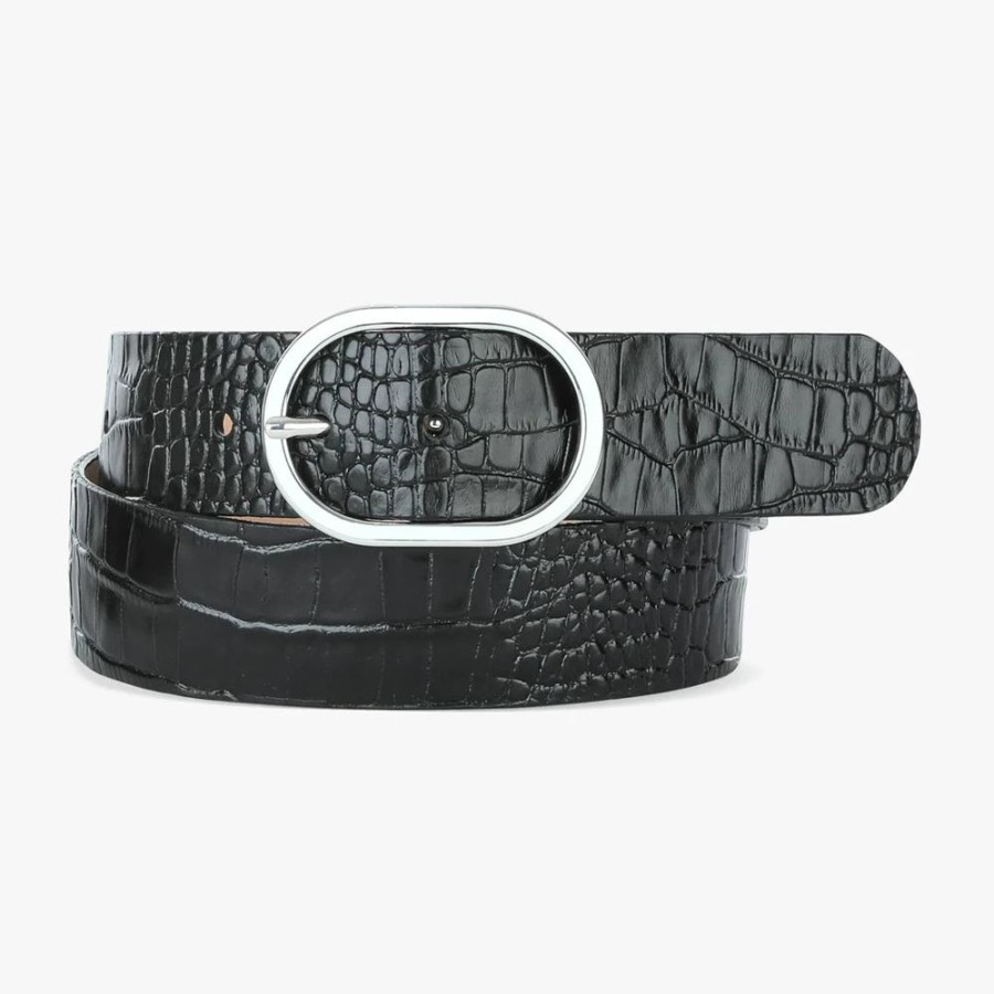 Women BRAVE Belts | Brave- Medora Belt Black Barcelona