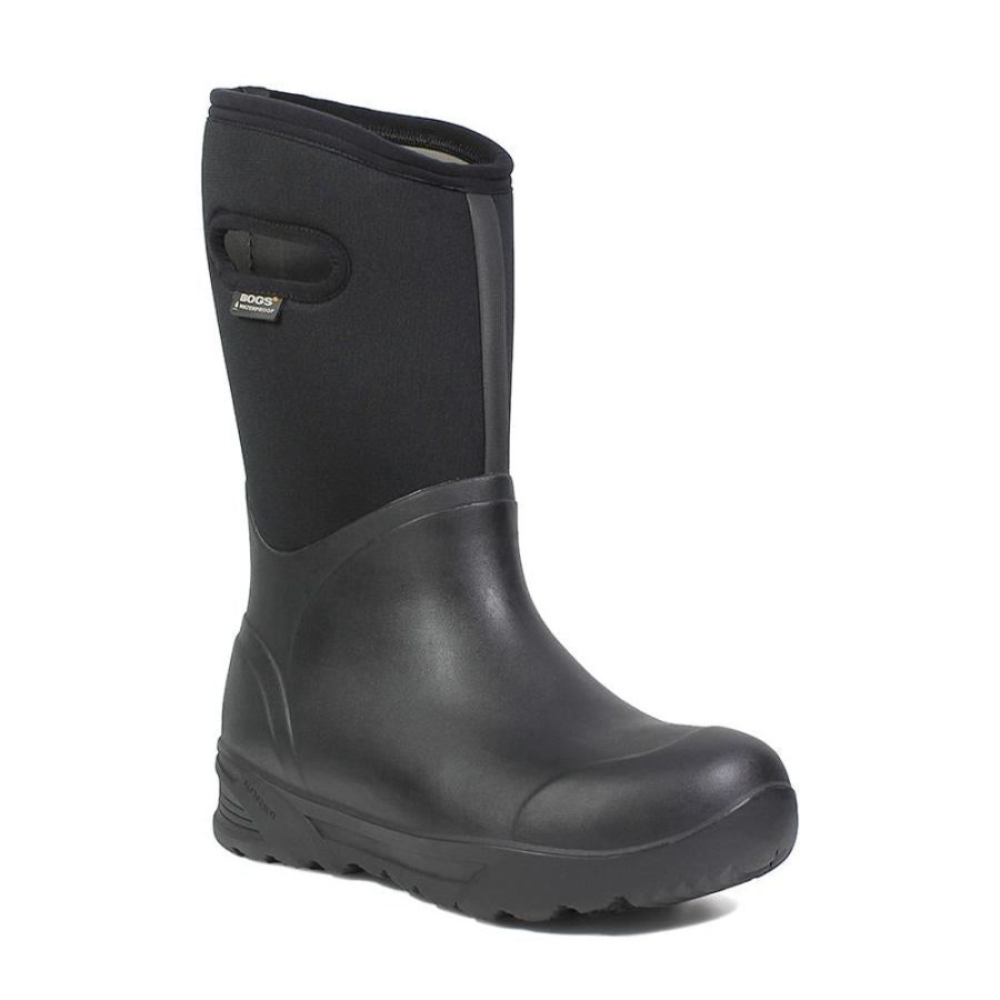 Men BOGS Winter Boots | Bogs- Men'S Bozeman Tall Winter Boot Black