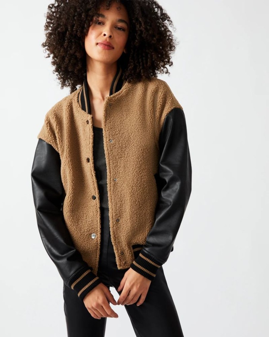 Women STEVE MADDEN Coats & Jackets | Steve Madden- Florence Jacket Khaki