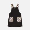 Kid DEUXPARDEUX Dresses & Rompers | Deux Par Deux- Kids Milano Overall Dress Anthracite