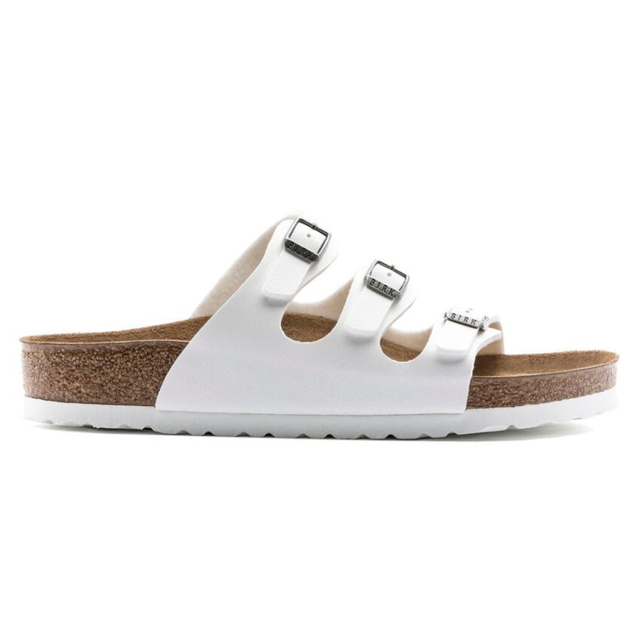 Women BIRKENSTOCK Casual Footwear | Birkenstock-Women'S Florida Sandal White