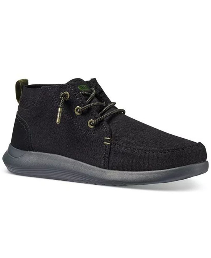 Men REEF Sneakers | Reef- Men'S Swellsole Whitecap Shoe Black