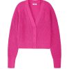 Women 525 AMERICA Tops | 525 America- Women'S Cora Cardigan Fuschia Purple