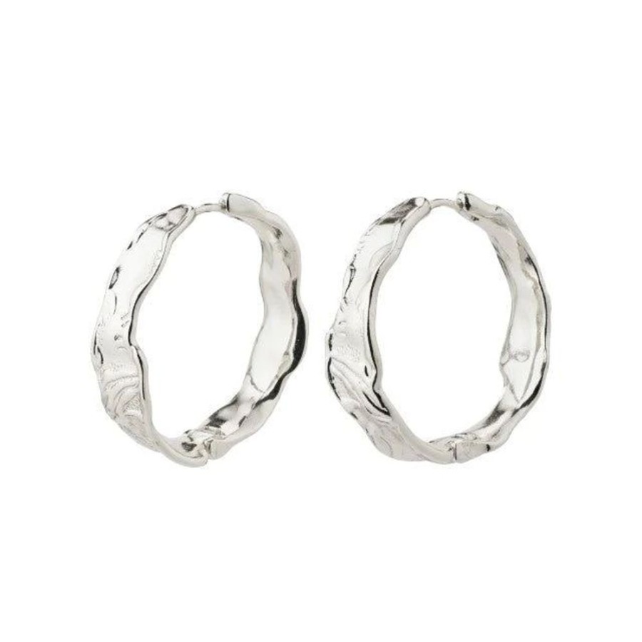 Women PILGRIM Jewelry | Pilgrim- Julita Silver Hoop Earrings