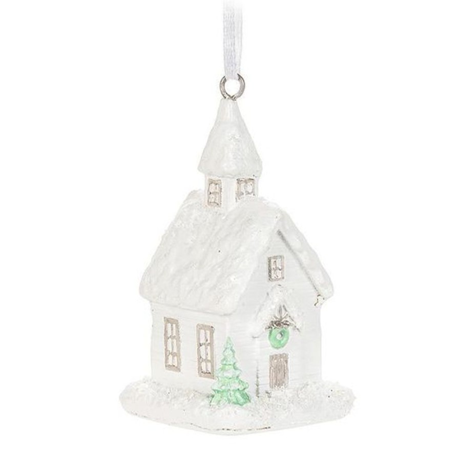 Cottage Kitchen ABBOTT Decor | Abbott- Glitter Church Ornament