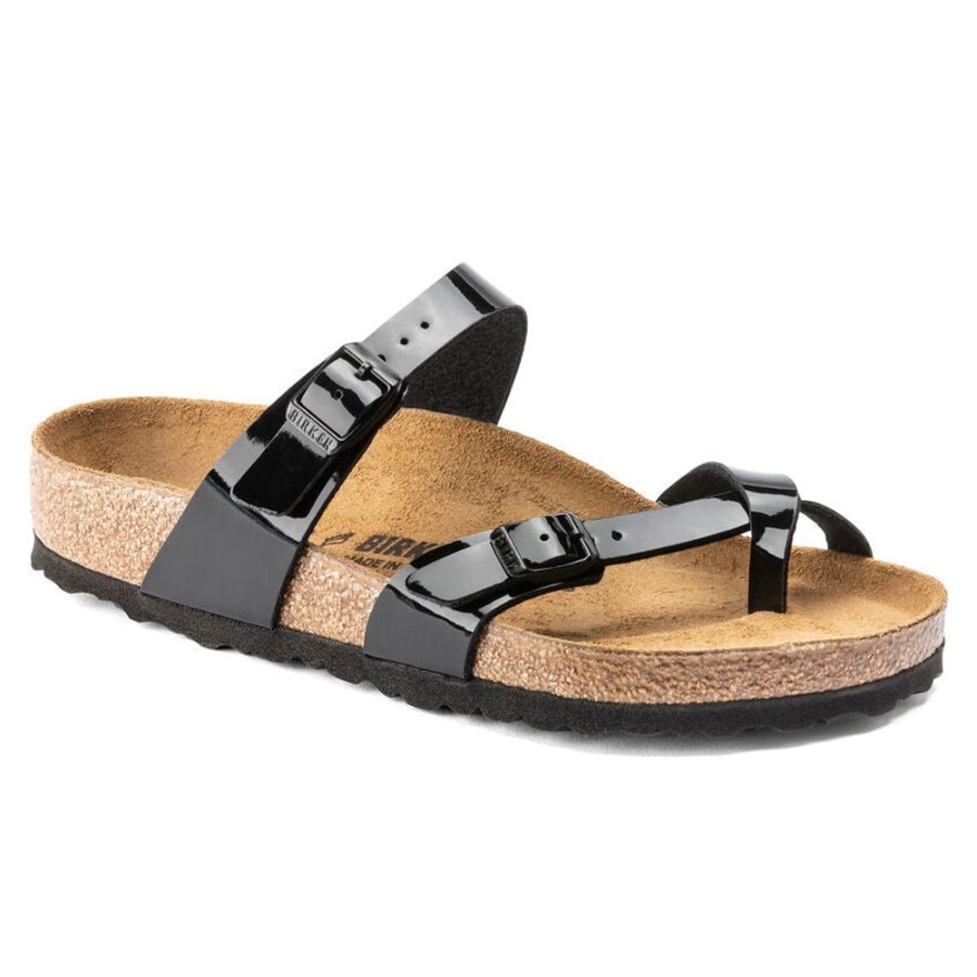 Women BIRKENSTOCK Sandals | Birkenstock-Women'S Mayari Sandal Patent Black