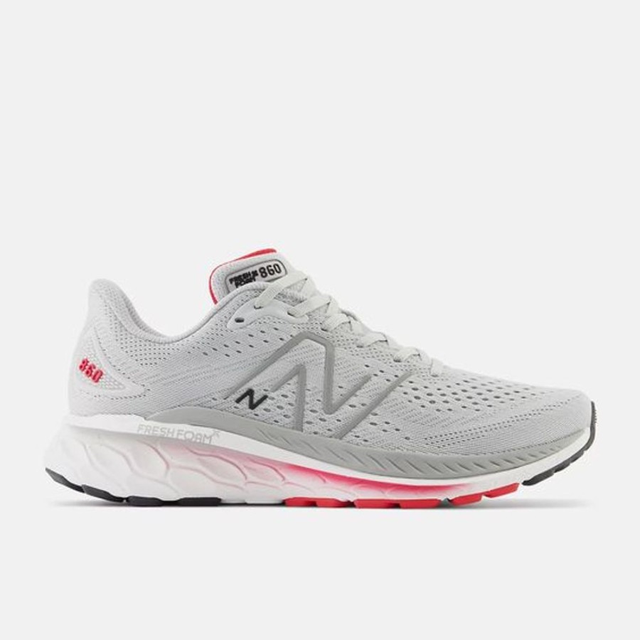 Men NEW BALANCE Sneakers | New Balance- Men'S M860S13 Shoe Lt Aluminum