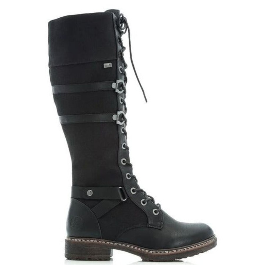 Women RIEKER Casual Footwear | Rieker- Women'S 94732-00 Boot Black