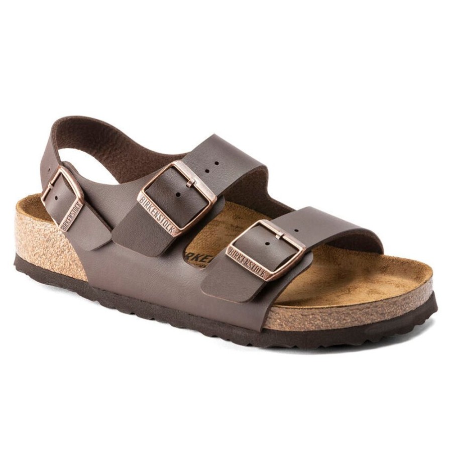 Women BIRKENSTOCK Casual Footwear | Birkenstock- Women'S Milano Birko-Flor Sandal Brown