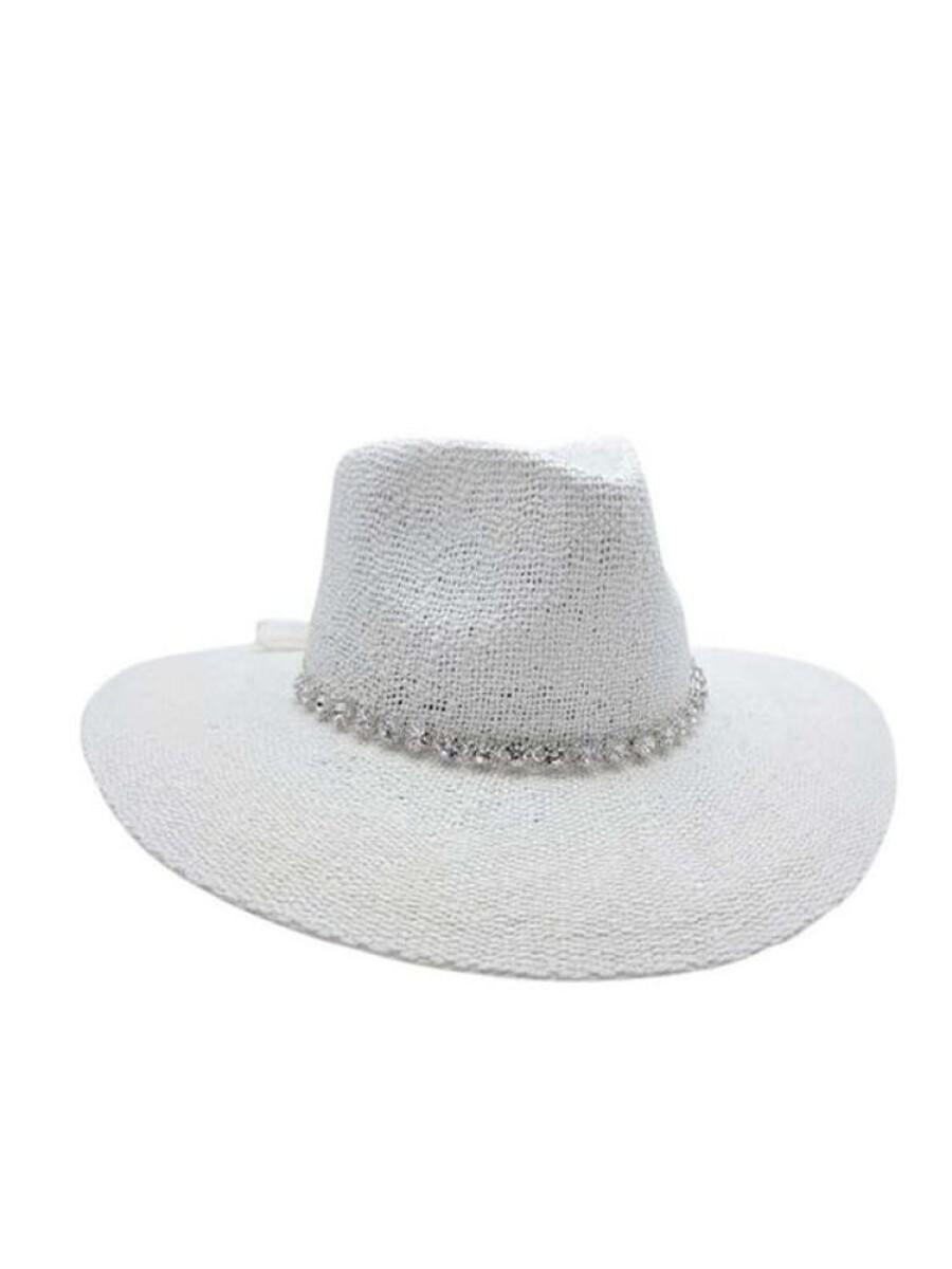 Women NIKKI BEACH Hats | Nikki Beach- Women'S Krystal Hat White