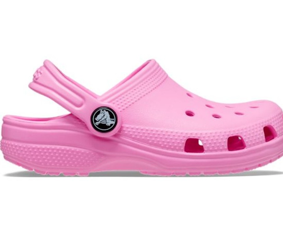 Kid CROCS Casual Footwear | Crocs- Little Kids Classic Clog Taffy Pink