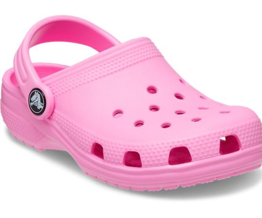 Kid CROCS Casual Footwear | Crocs- Little Kids Classic Clog Taffy Pink