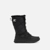 Women SOREL Casual Footwear | Sorel- Women'S Whitney Ii Tall Lace Winter Boot Black