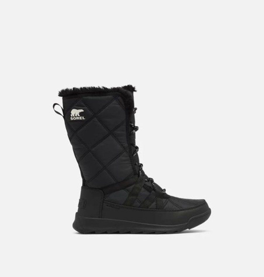 Women SOREL Casual Footwear | Sorel- Women'S Whitney Ii Tall Lace Winter Boot Black