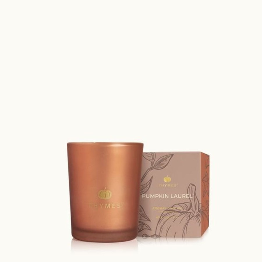 Cottage Kitchen THYMES Scents | Thymes- Pumpkin Laurel Votive Candle