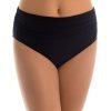 Women MAGICSUIT Bottoms | Magicsuit- Women'S Shirred Jersey Swim Bottom Black