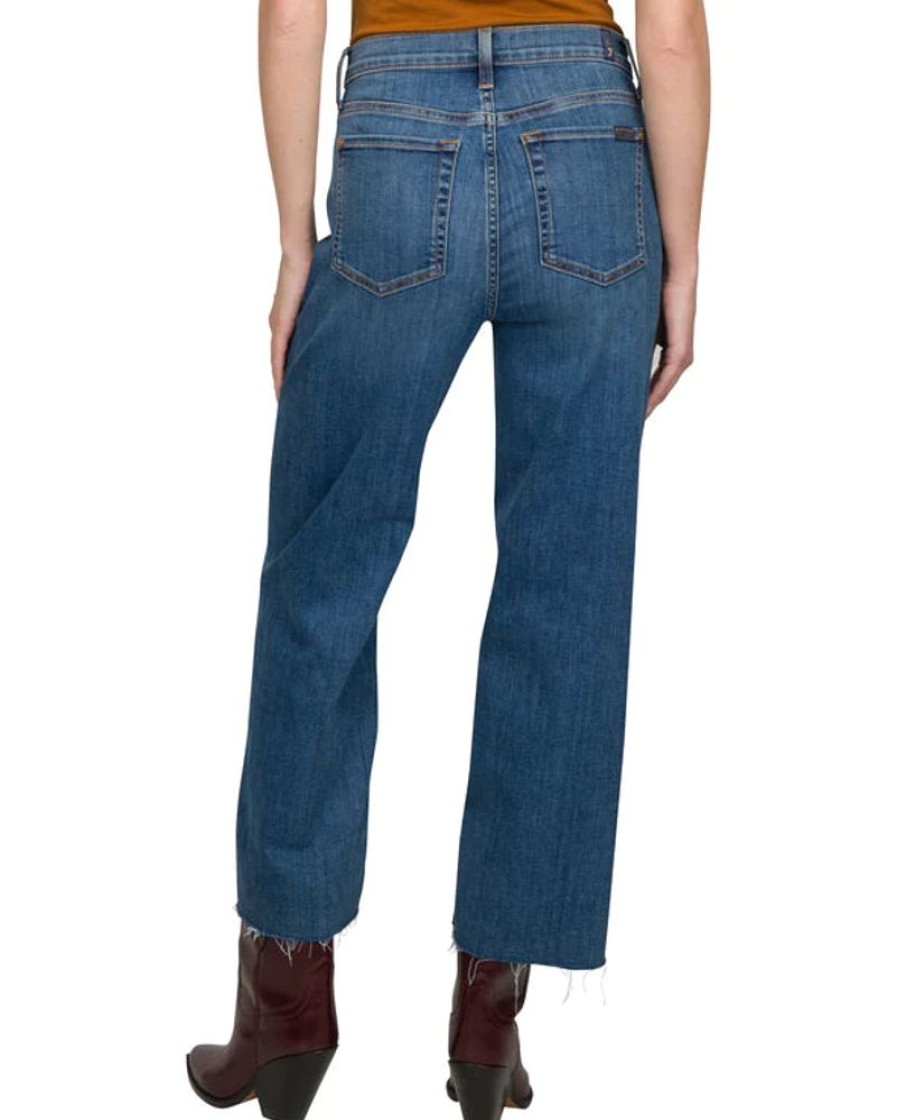 Women 7 FOR ALL MANKIND Bottoms | 7 For All Mankind- Women'S Cropped Alexa Jeans Meisa