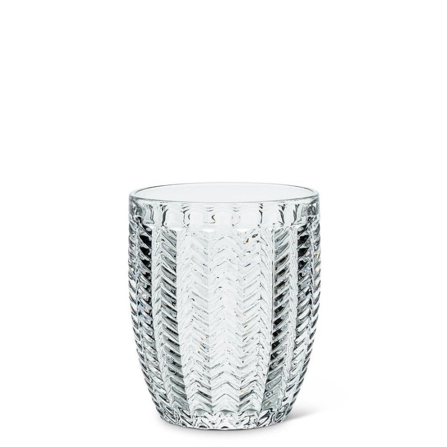 Cottage Kitchen ABBOTT Barware | Abbott- Tumbler Herringbone