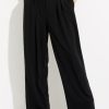 Women JOSEPH RIBKOFF Bottoms | Joseph Ribkoff- Women'S Wide Leg Cropped Pant Black