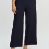 Women JOSEPH RIBKOFF Bottoms | Joseph Ribkoff- Textured & Checkered Wide Leg Pants