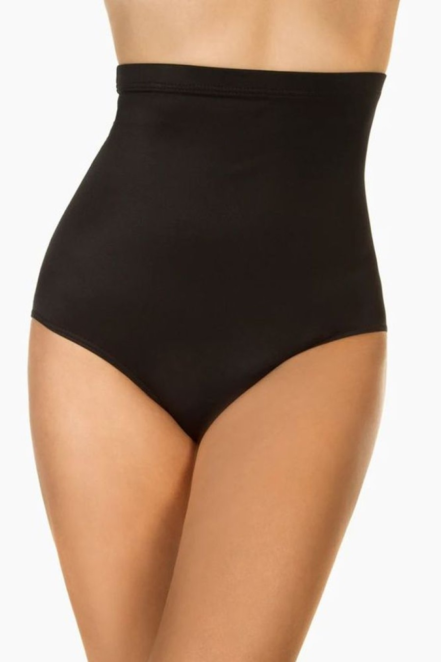 Women MIRACLESUIT Bottoms | Miraclesuit- Ladies Super High Waisted Swim Bottom Black