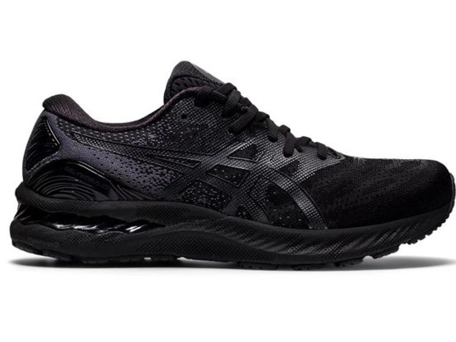 Men ASICS Athletic Footwear | Asics- Men'S Gel-Nimbus 23 Athletic Shoe Black-Black