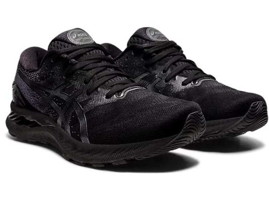 Men ASICS Athletic Footwear | Asics- Men'S Gel-Nimbus 23 Athletic Shoe Black-Black